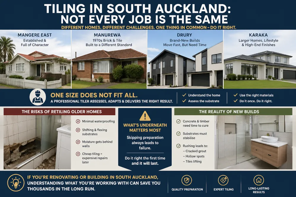tiling south old vs new builds dakom tiling auckland